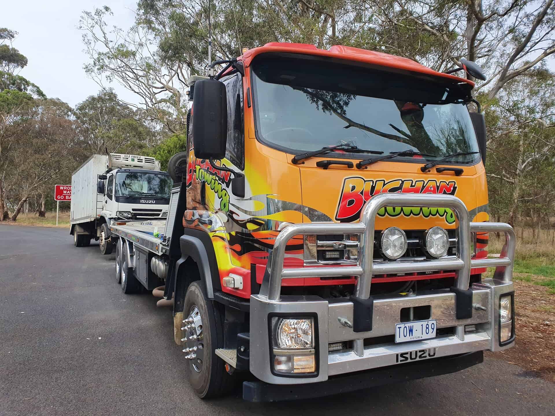 Buchan Towing off-road recovery scene